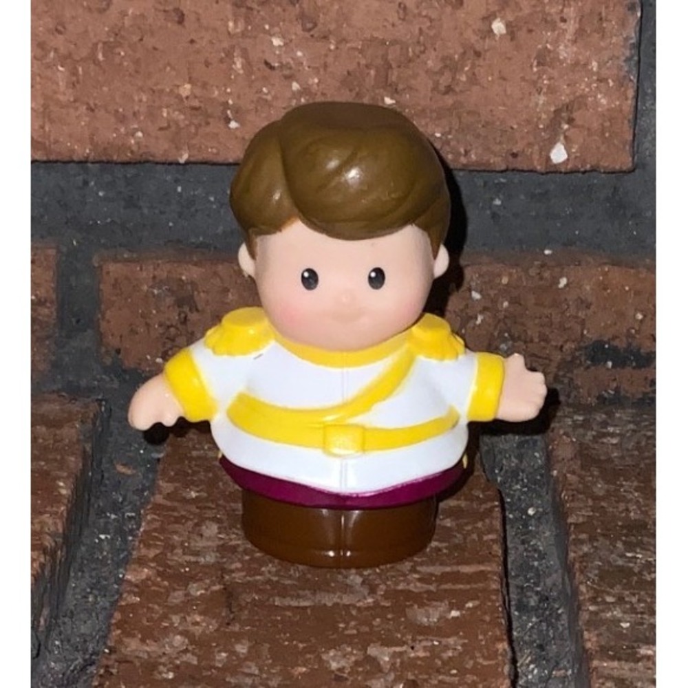 Fisher-Price Little People Prince Charming Royal Figure White Yellow 2012